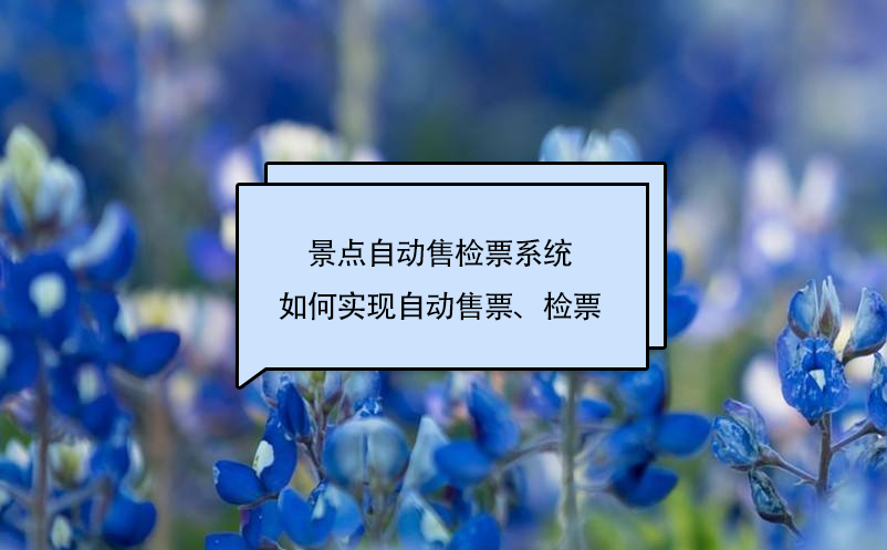景點自動售檢票系統(tǒng)如何實現(xiàn)自動售票、檢票