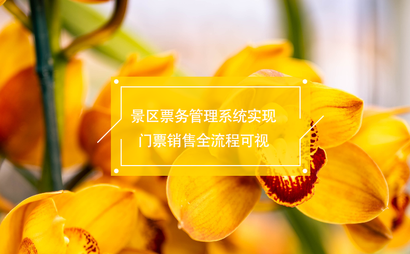 景區(qū)票務(wù)管理系統(tǒng)實(shí)現(xiàn)門票銷售全流程可視