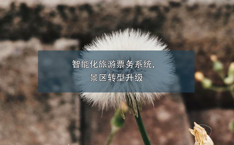 智能化旅游票務(wù)系統(tǒng)，景區(qū)轉(zhuǎn)型升級(jí)