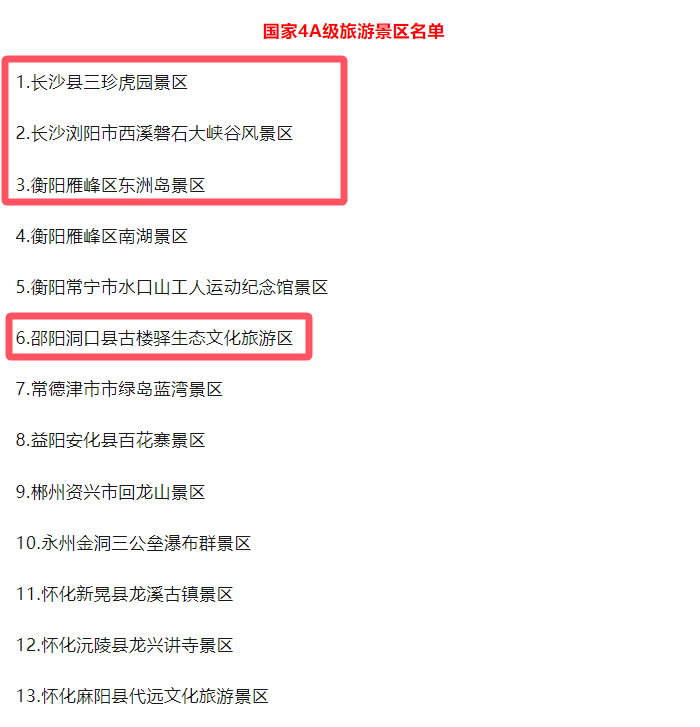 湖南新增13家4A景區(qū)，其中4家使用易景通票務(wù)系統(tǒng)!